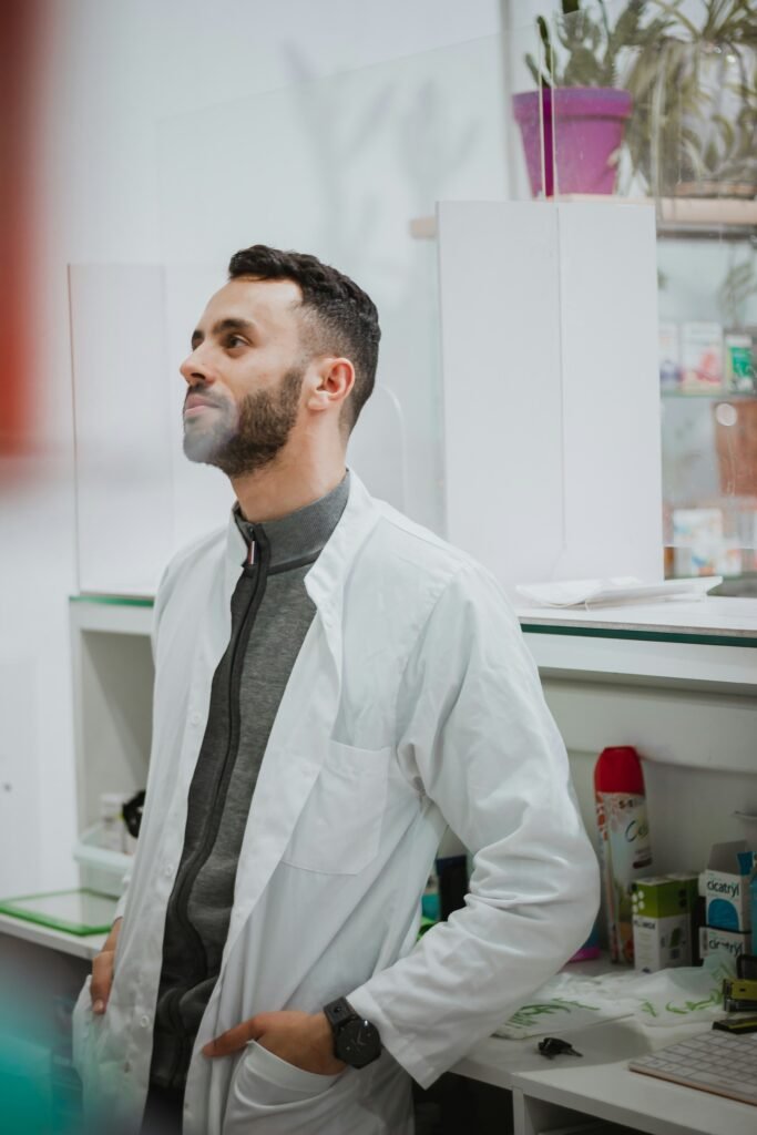 pharmacy student overwhelmed staring into distance not sure what to expect on First Clinical Rotation